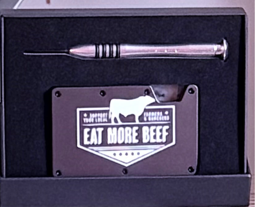 ‘Eat More Beef’ Clip Wallet