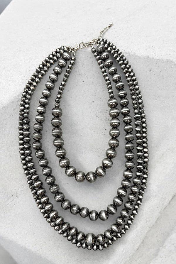 4 Layer Navajo Pearl Necklace