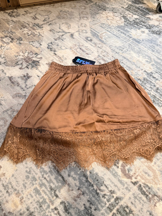 Whiskey Nights Lace Slip Skirt