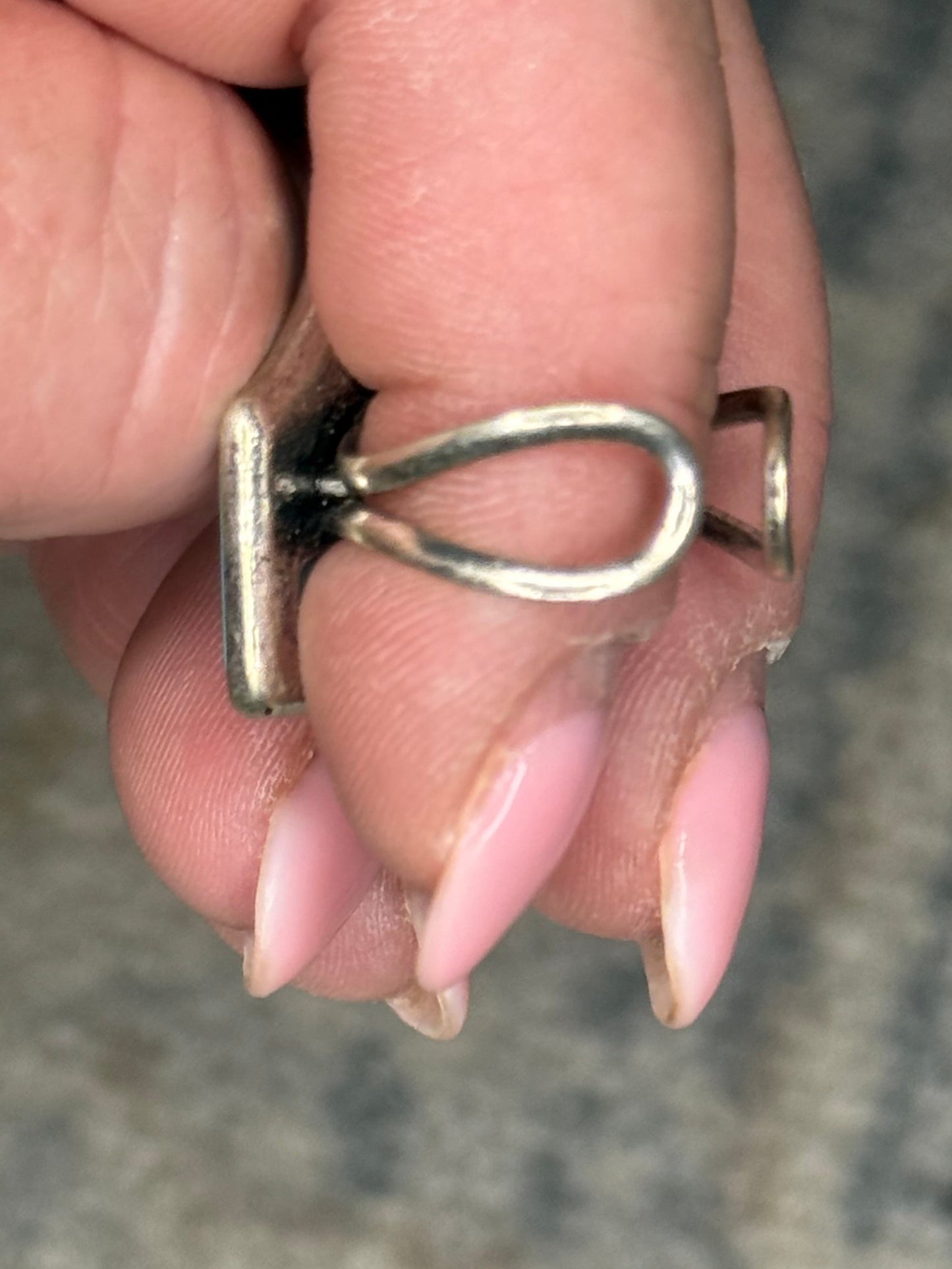 Cattle Tag Adjustable Ring