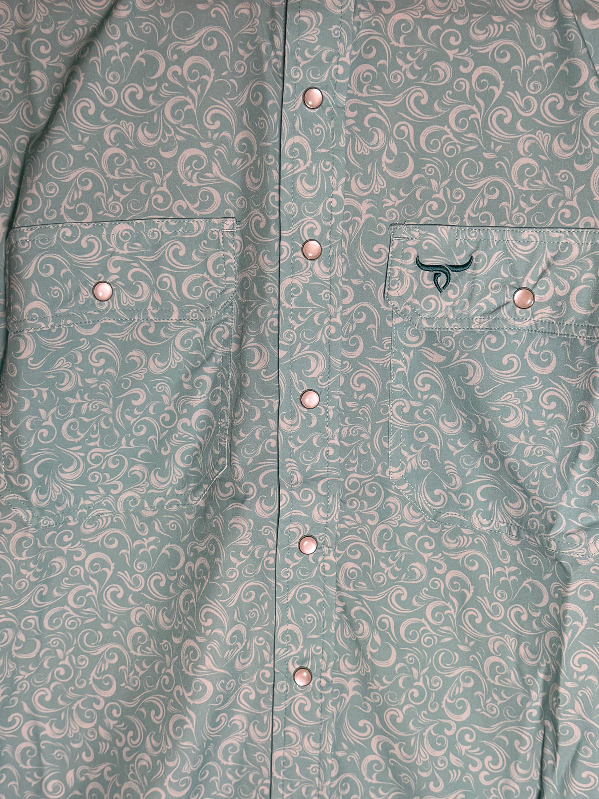 Sage Scroll Drover Short Sleeve Shirt