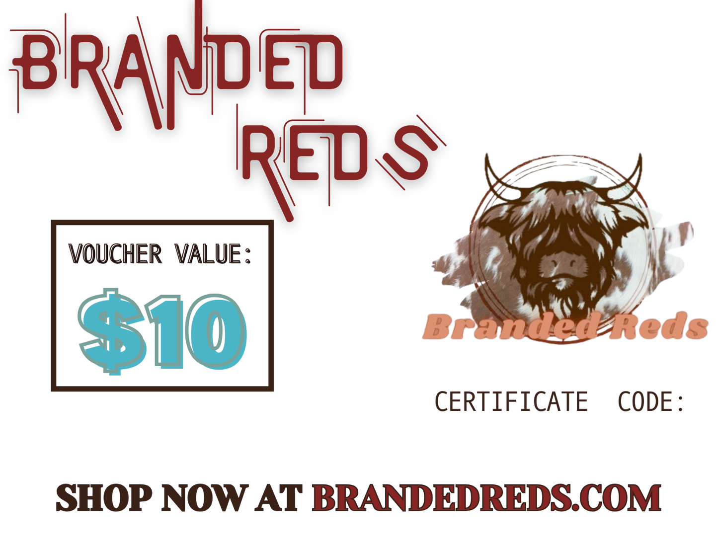 Branded Gift Cards - $10