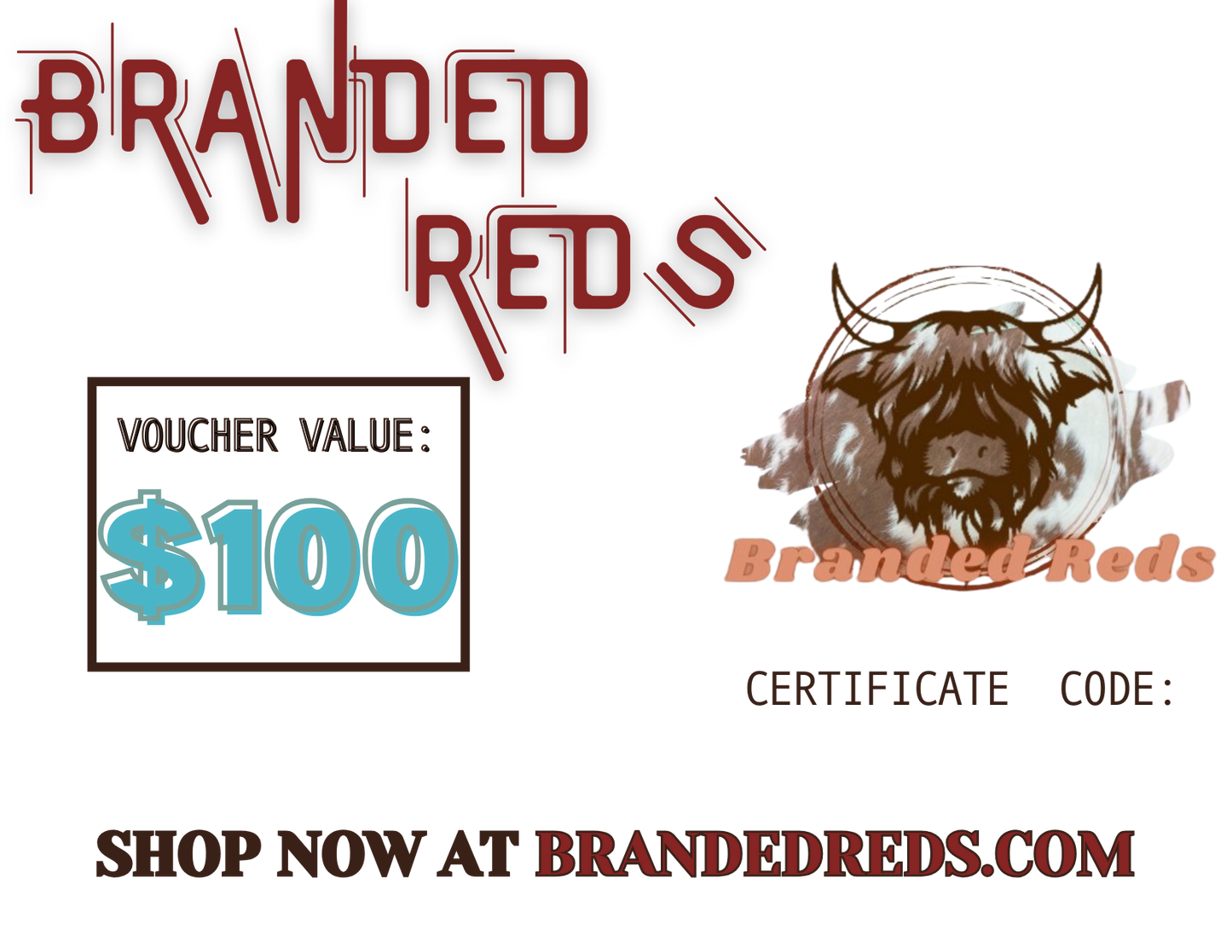 Branded Gift Car - $100