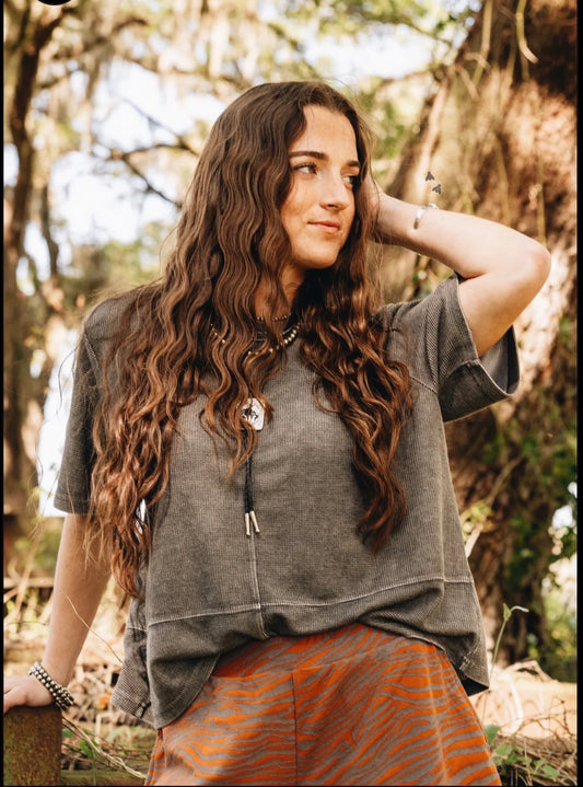 Dusty Trails Waffle Top