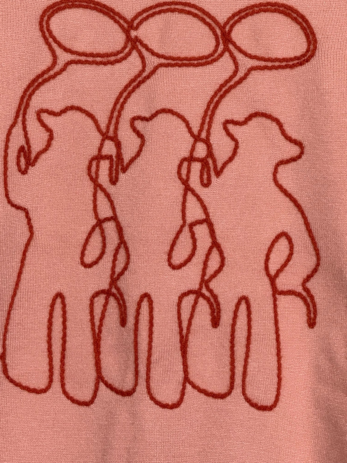 Three Amigos Pink Sweater