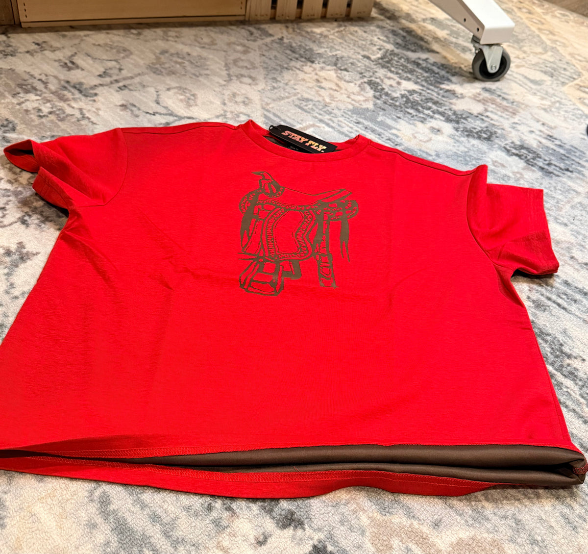 Desert Saddle Cowgirl Tee