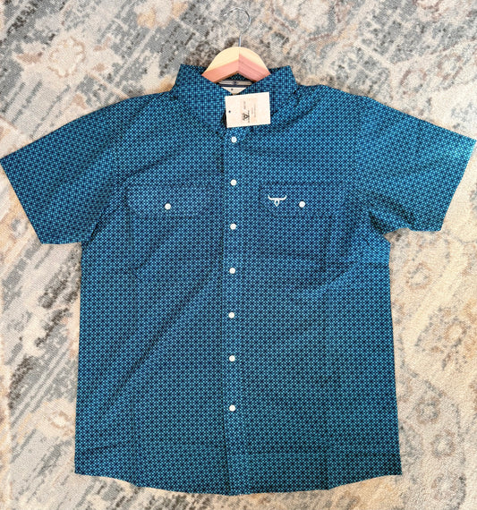 Drover Blue Mesa Pearl Snap