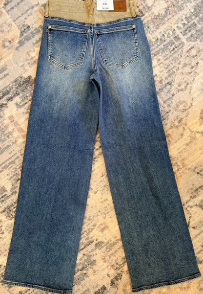 Ranch Road Corduroy Trim Jeans