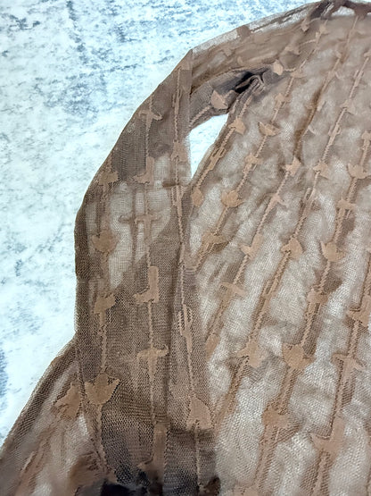 Chocolate Lariat Lace