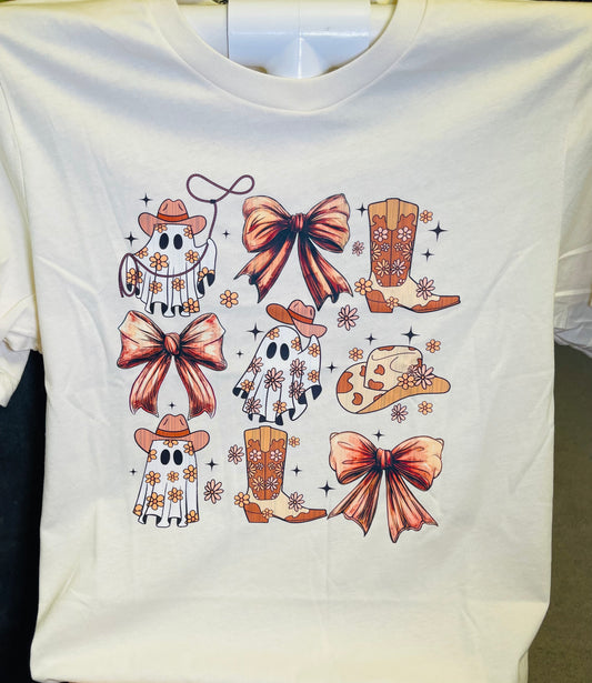 Ghost w/ Bows Tee