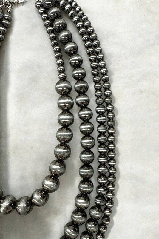 4 Layer Navajo Pearl Necklace