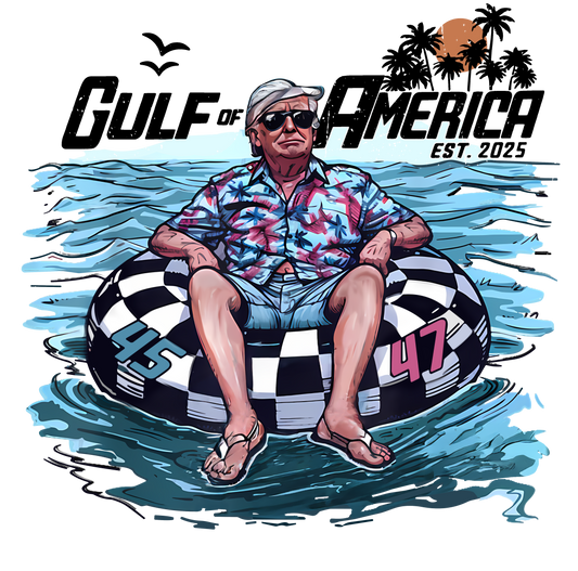 Floating on Gulf of America