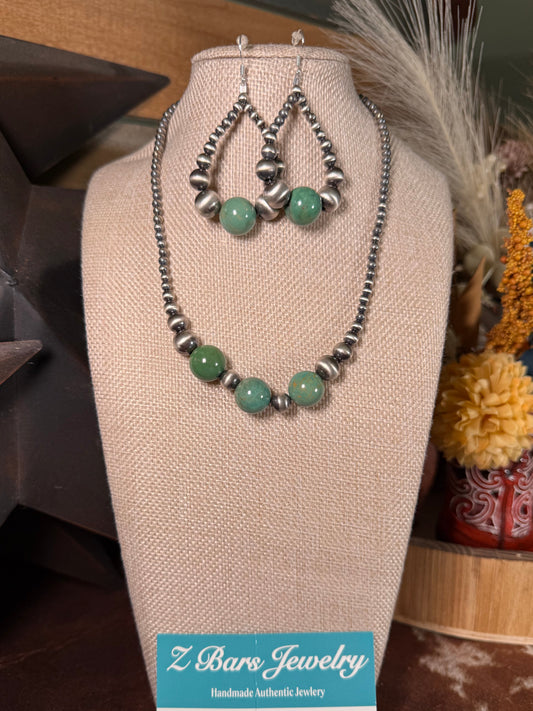 Sagebrush Sterling Silver & Turquoise Set