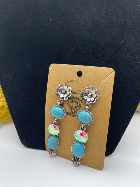 Floral Turquoise