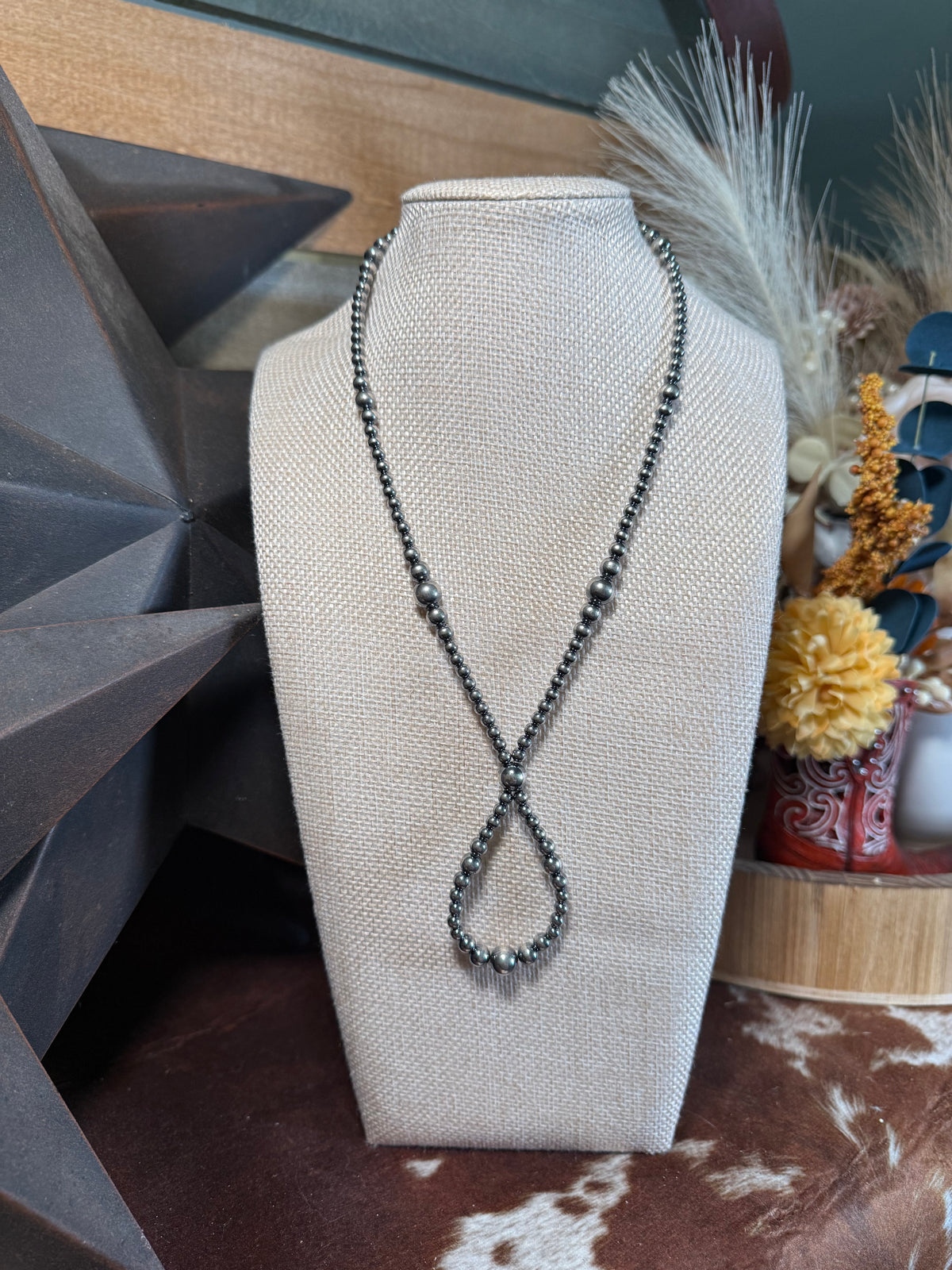 Silver Loop Lariat