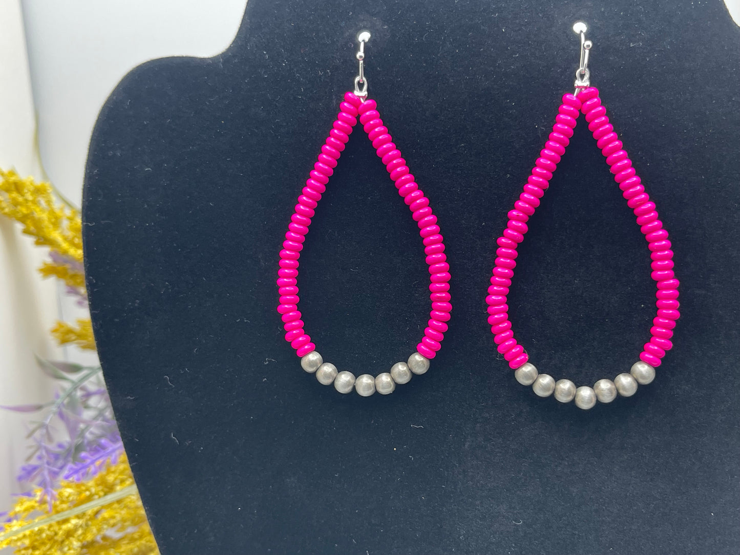 Pink Faux Navajo Perl