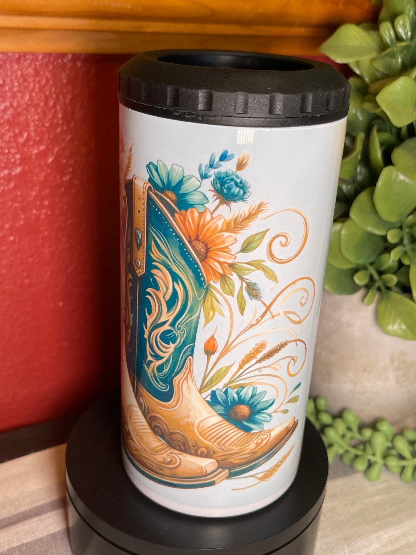 Boots and Flowers Cooler