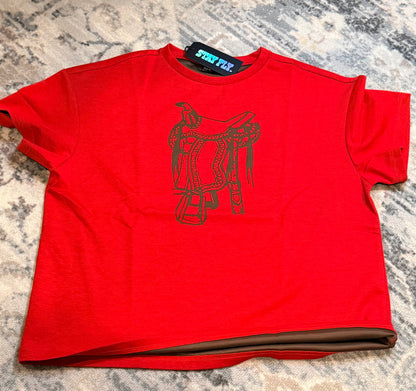 Desert Saddle Cowgirl Tee
