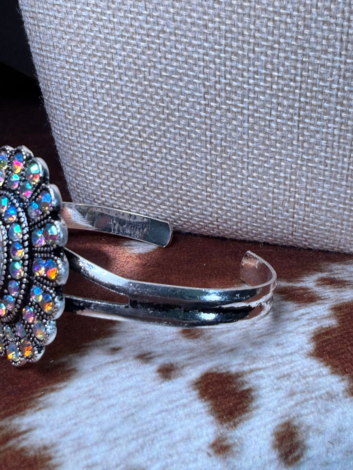 Rhinestone Rodeo Sparkle Cuff Bracelet
