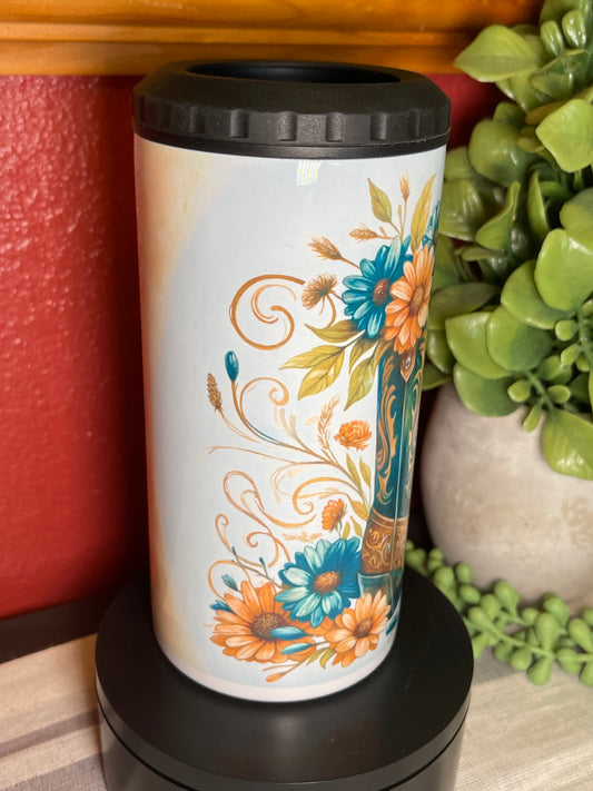Boots and Flowers Cooler