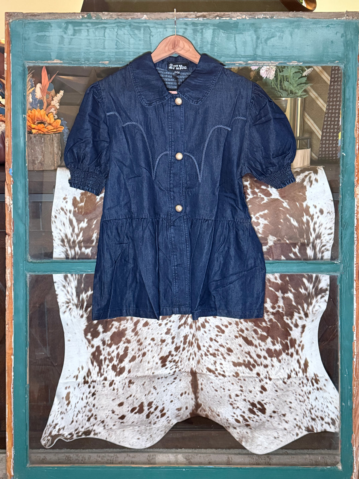 Sundown Sweetheart Denim Top