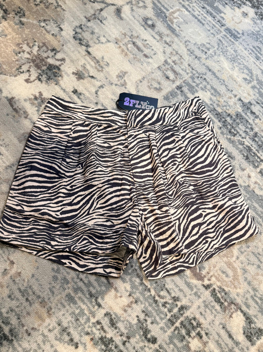 Wild Mustang Zebra Shorts