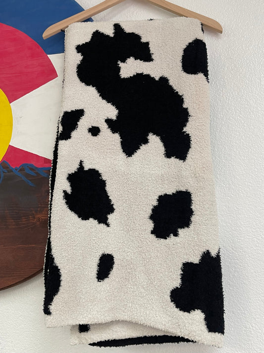 Cow Print Blanket