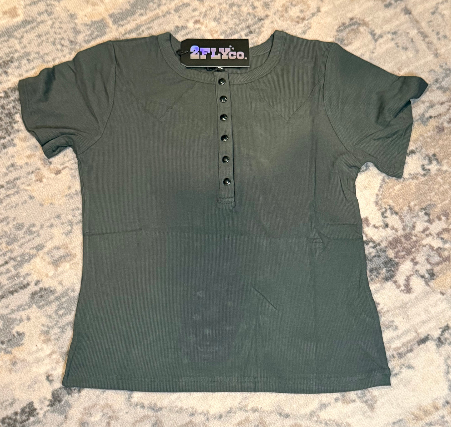 Sagebrush Henley Rib Tee