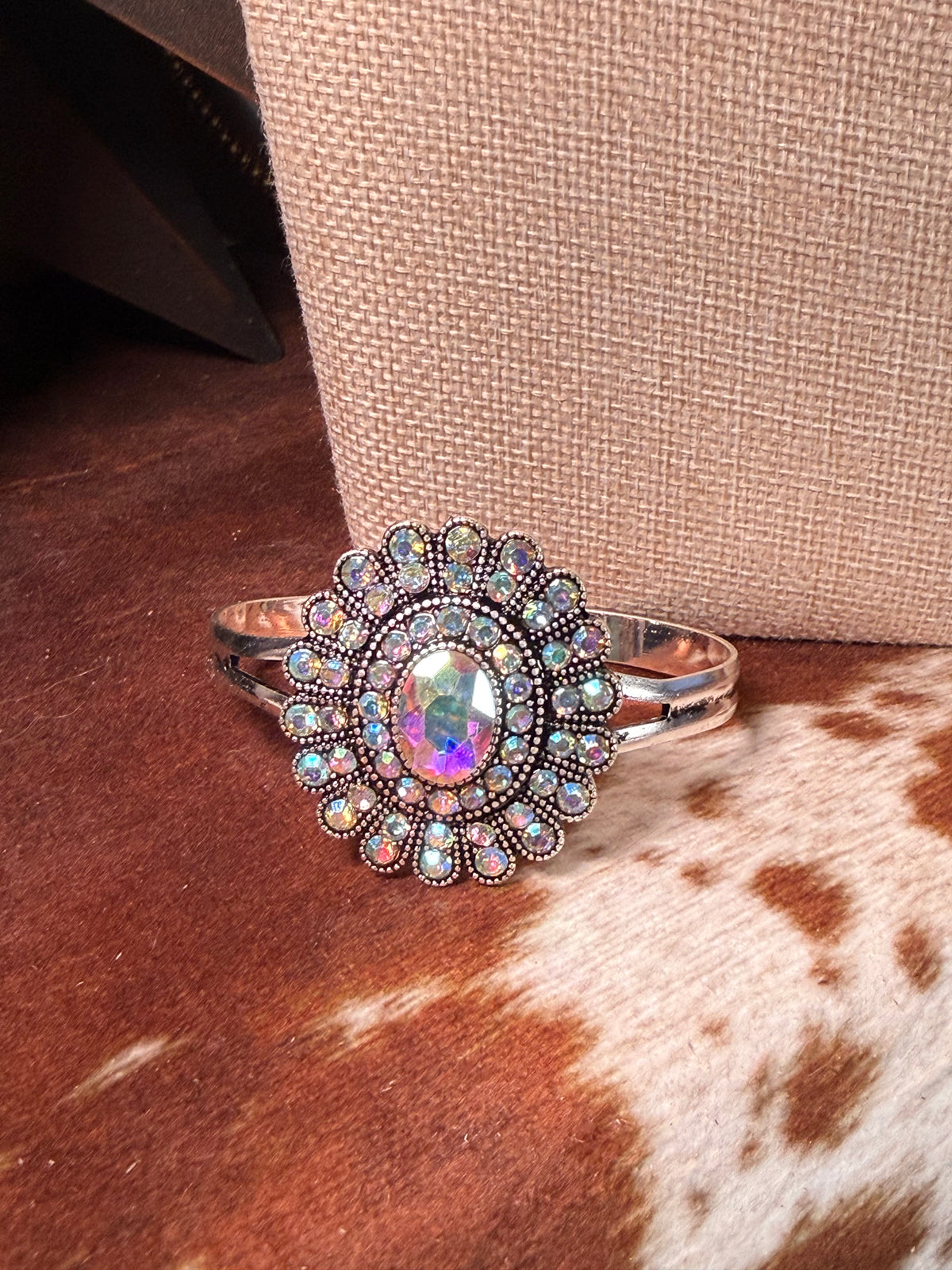 Rhinestone Rodeo Sparkle Cuff Bracelet