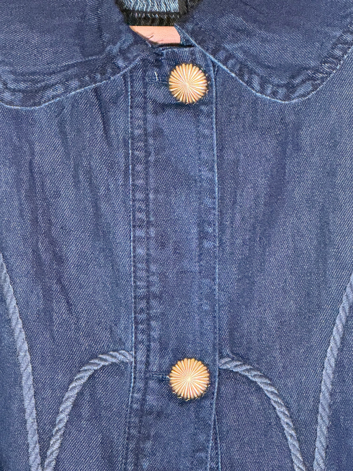 Sundown Sweetheart Denim Top