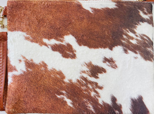 Cowhide Oversized Clutch