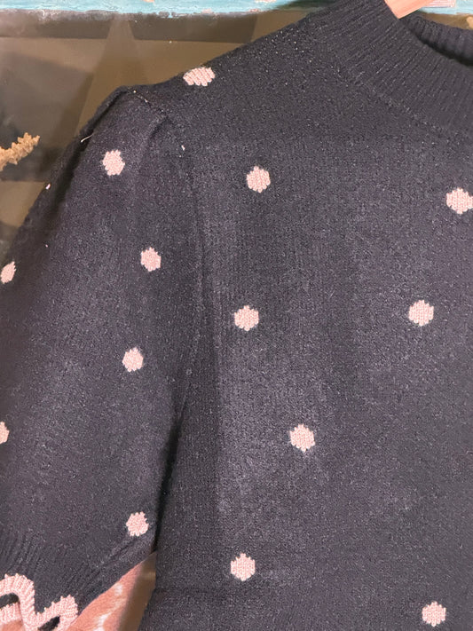 Sweet on the Range Scallop Sweater Top