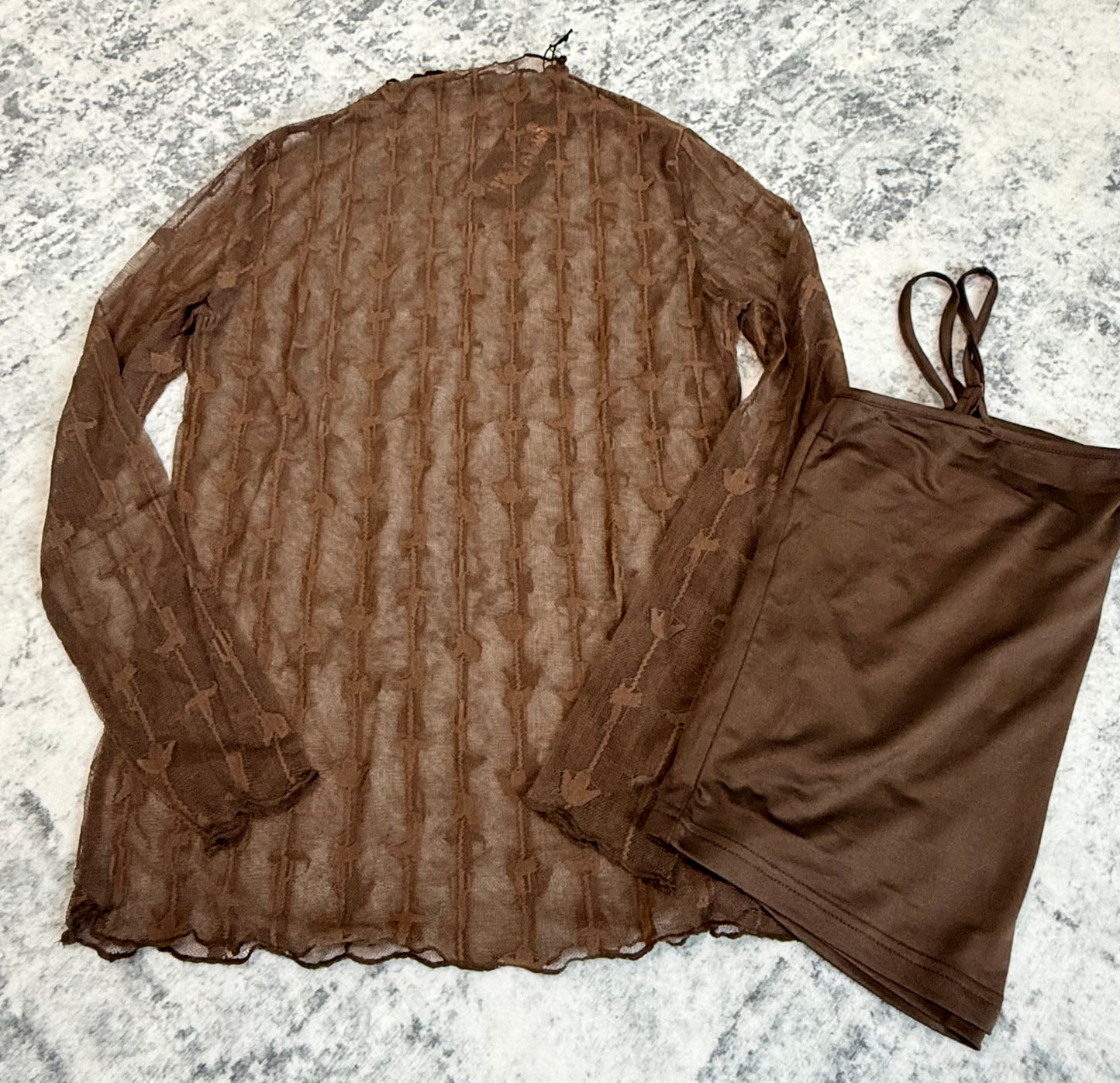 Chocolate Lariat Lace