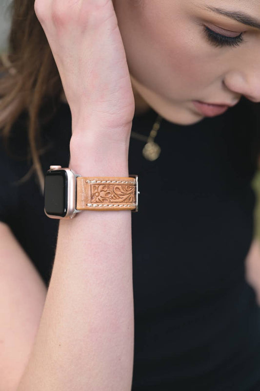 Tooling Leather Apple Watch Strap – WS100 (Min Qty 2pcs/PC)