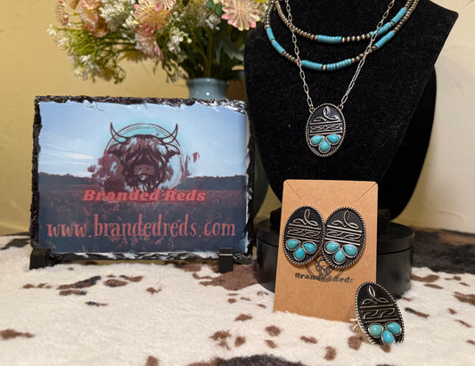 Western Boot Stitch Necklace