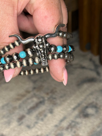 Longhorn Trail Stretch Bracelet