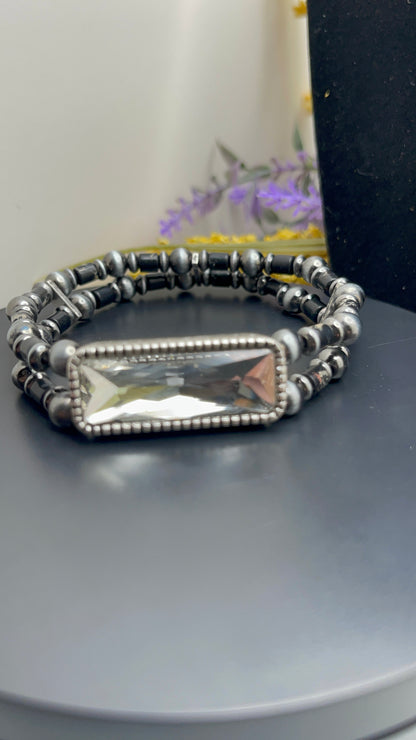 Stretch Crystal Black