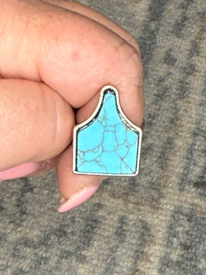 Cattle Tag Adjustable Ring