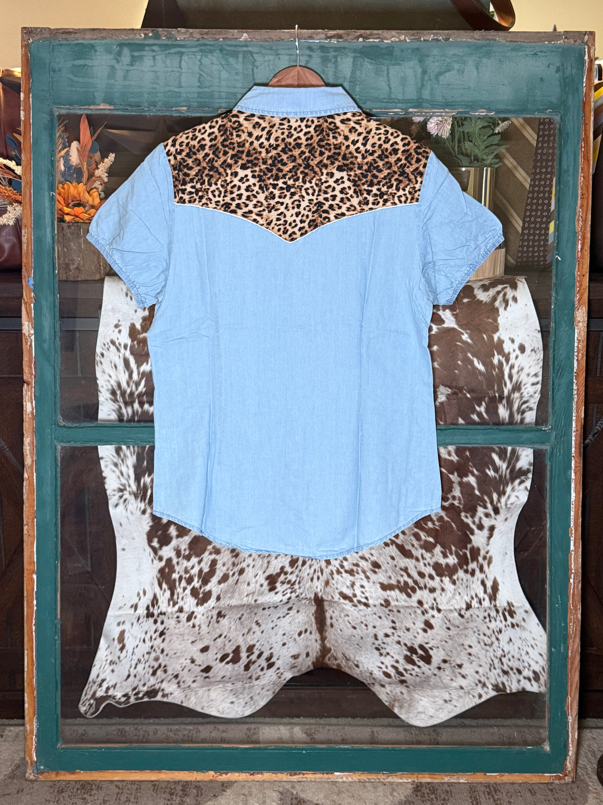 Wild Side Pearl Snap Top