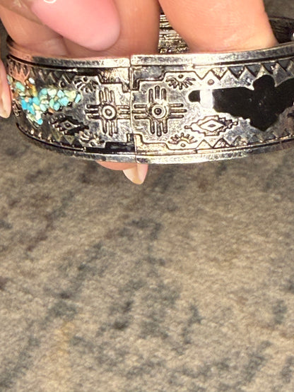 Desert Sky Turquoise Stretch Cuff Bracelet