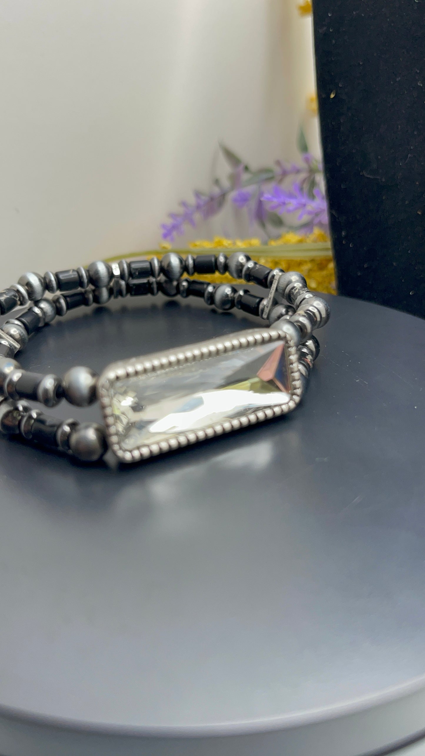 Stretch Crystal Black