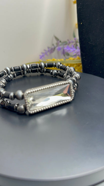Stretch Crystal Black