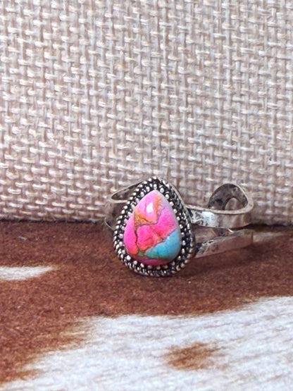 Cotton Candy Cowgirl Pink Stone Wrap