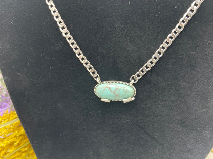 Oval Turquoise