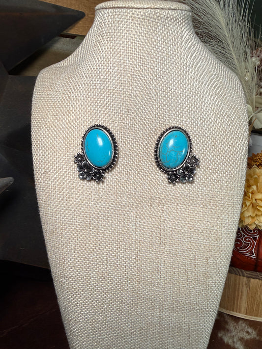 Turquoise Wildflower Western