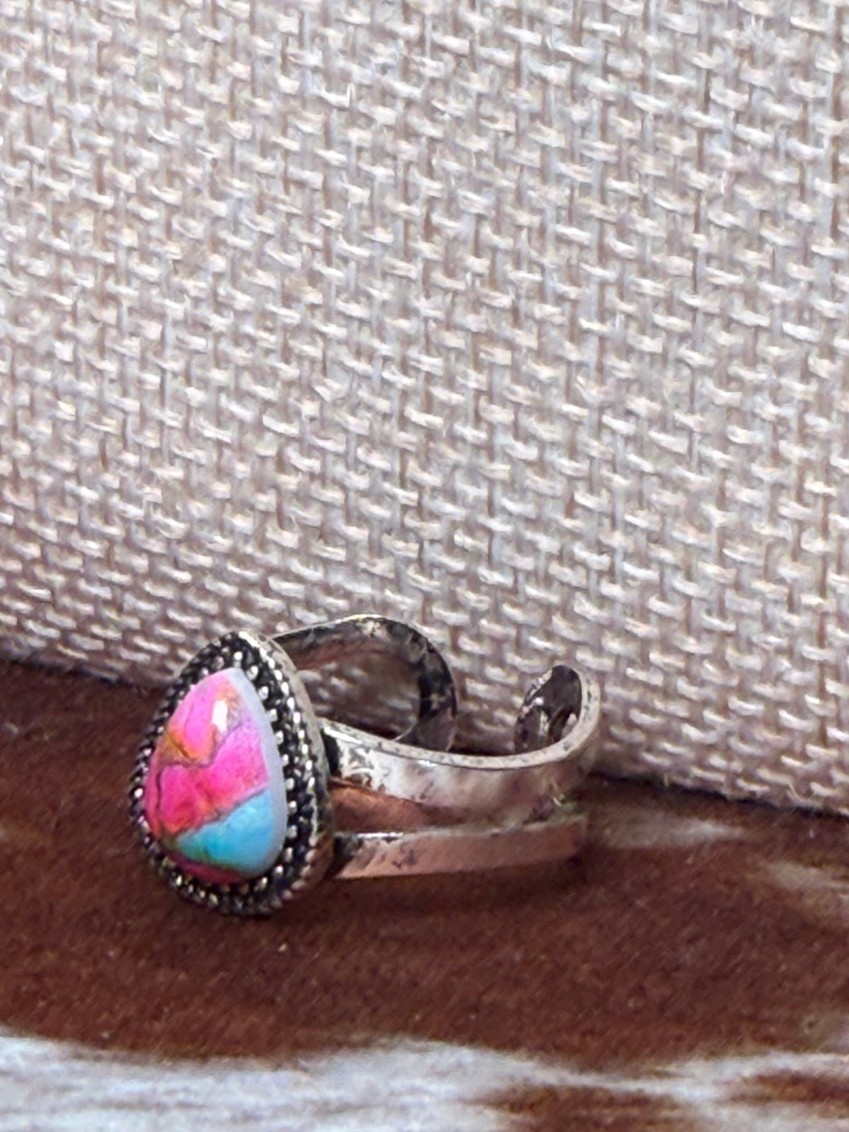 Cotton Candy Cowgirl Pink Stone Wrap