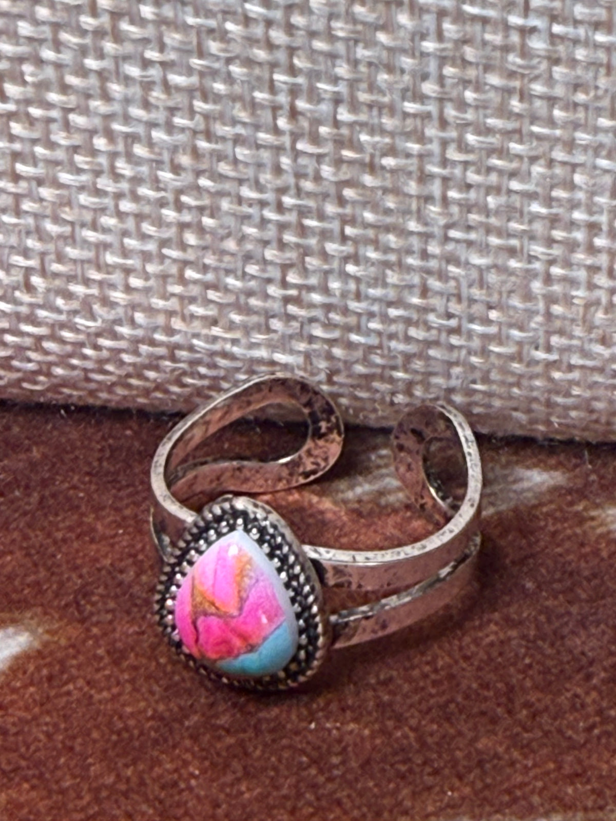 Cotton Candy Cowgirl Pink Stone Wrap