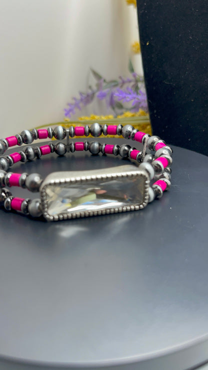 Stretch Crystal Pink