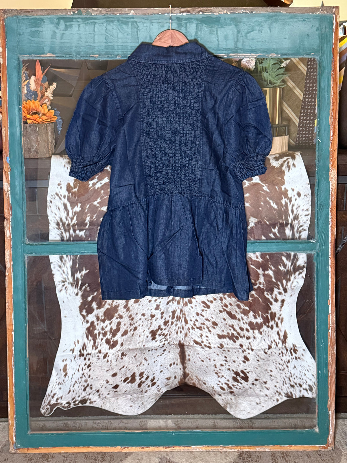 Sundown Sweetheart Denim Top
