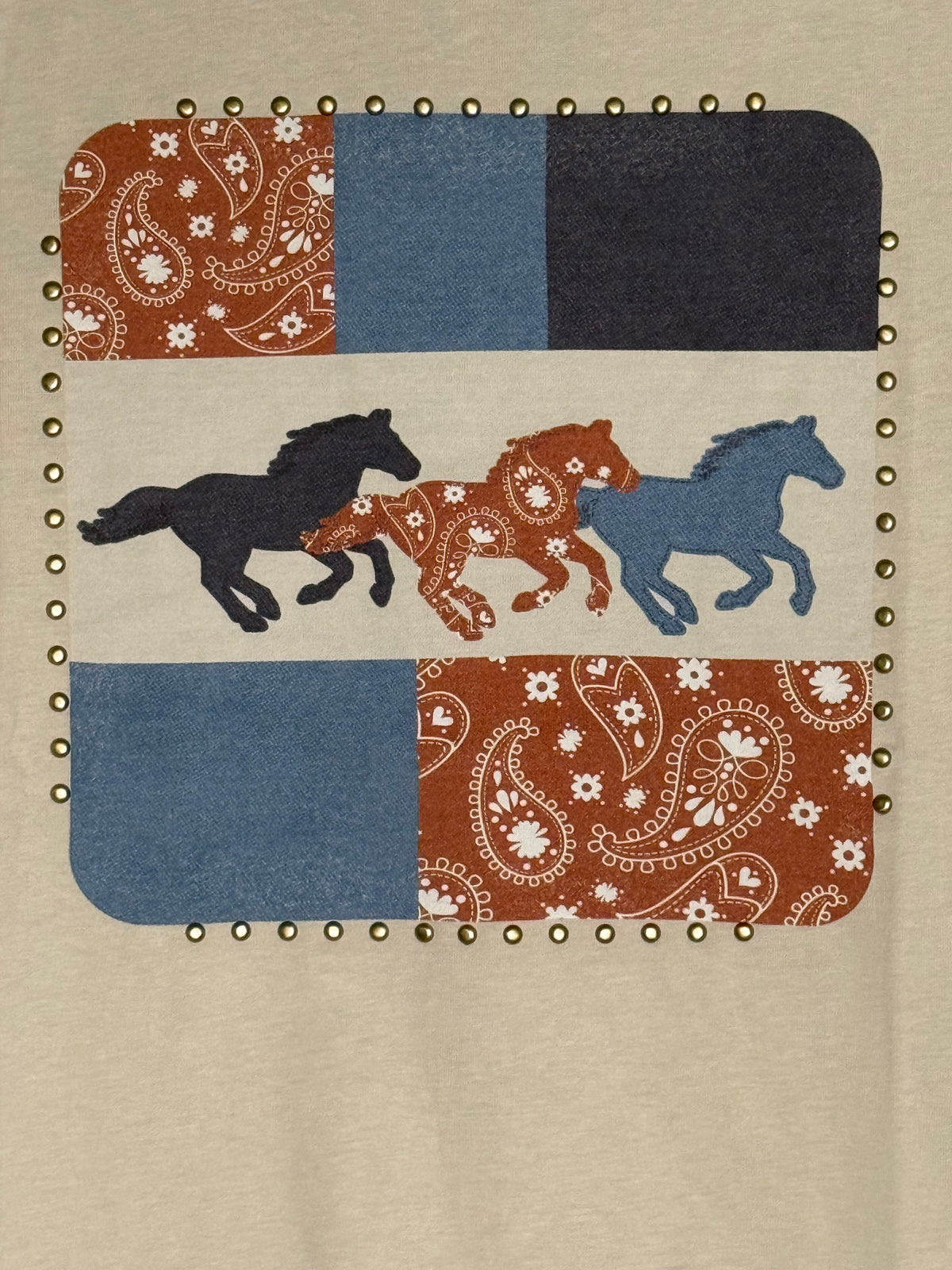 Run Wild Bandana Horse Tee